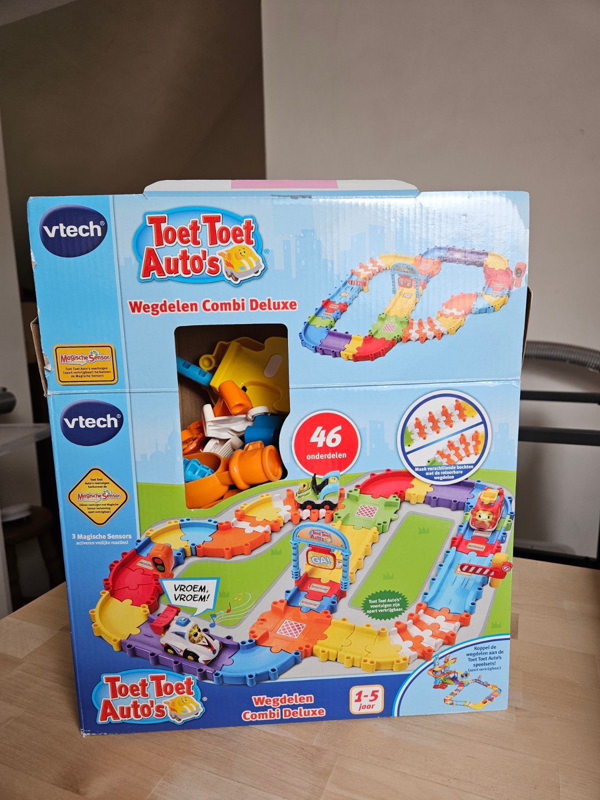 Vtech Toet Toet Auto's - wegdelen deluxe, Enlèvement, Comme neuf, 6 mois à 2 ans