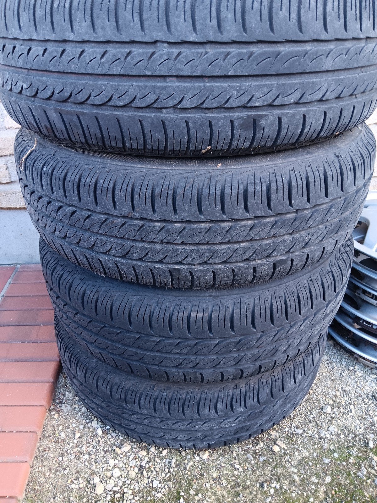 banden met velg, Autos : Pièces & Accessoires, Pneus et Jantes, 4 Saisons, Enlèvement, Utilisé
