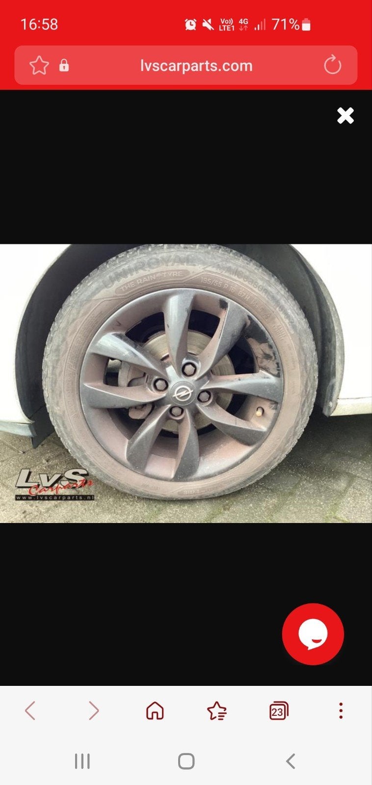 Originele velgen Opel.16inch., Auto diversen, Wieldoppen, Ophalen, Gebruikt