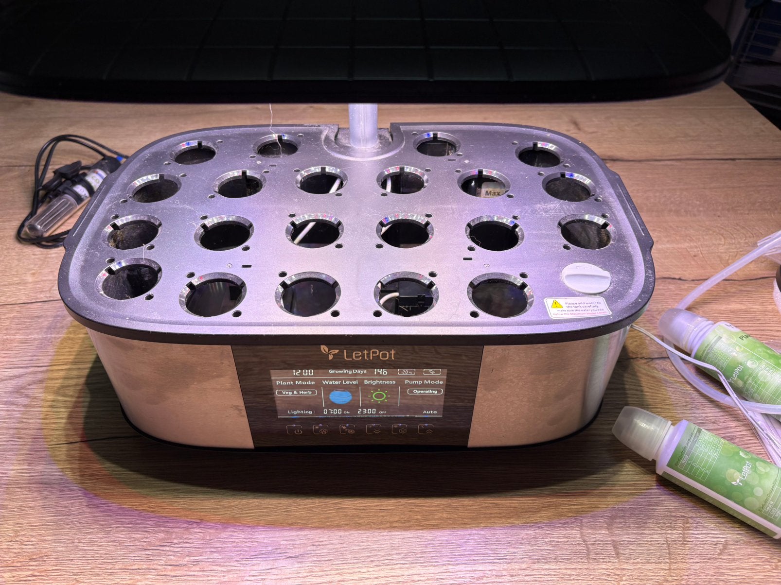 LetPot LPH-Max hydroponisch kweeksysteem – 1x gebruikt, Jardin & Terrasse, Produits de culture, Enlèvement, Comme neuf