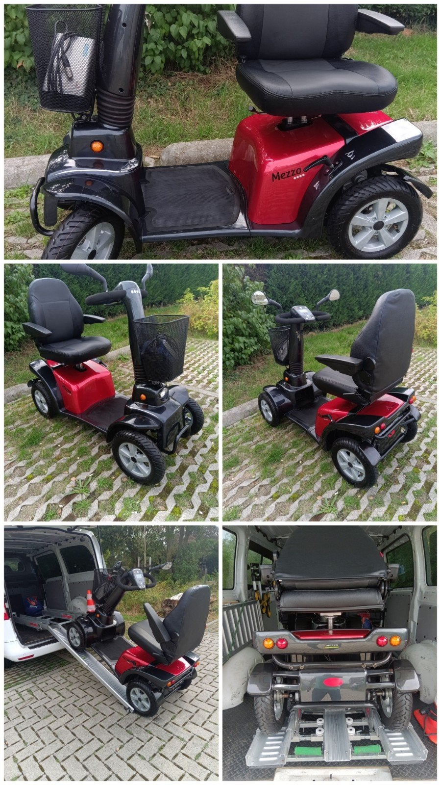 Als Nieuw❗Scootmobiel Mezzo  Nieuw batterij incl oprijdplaat, Enlèvement
