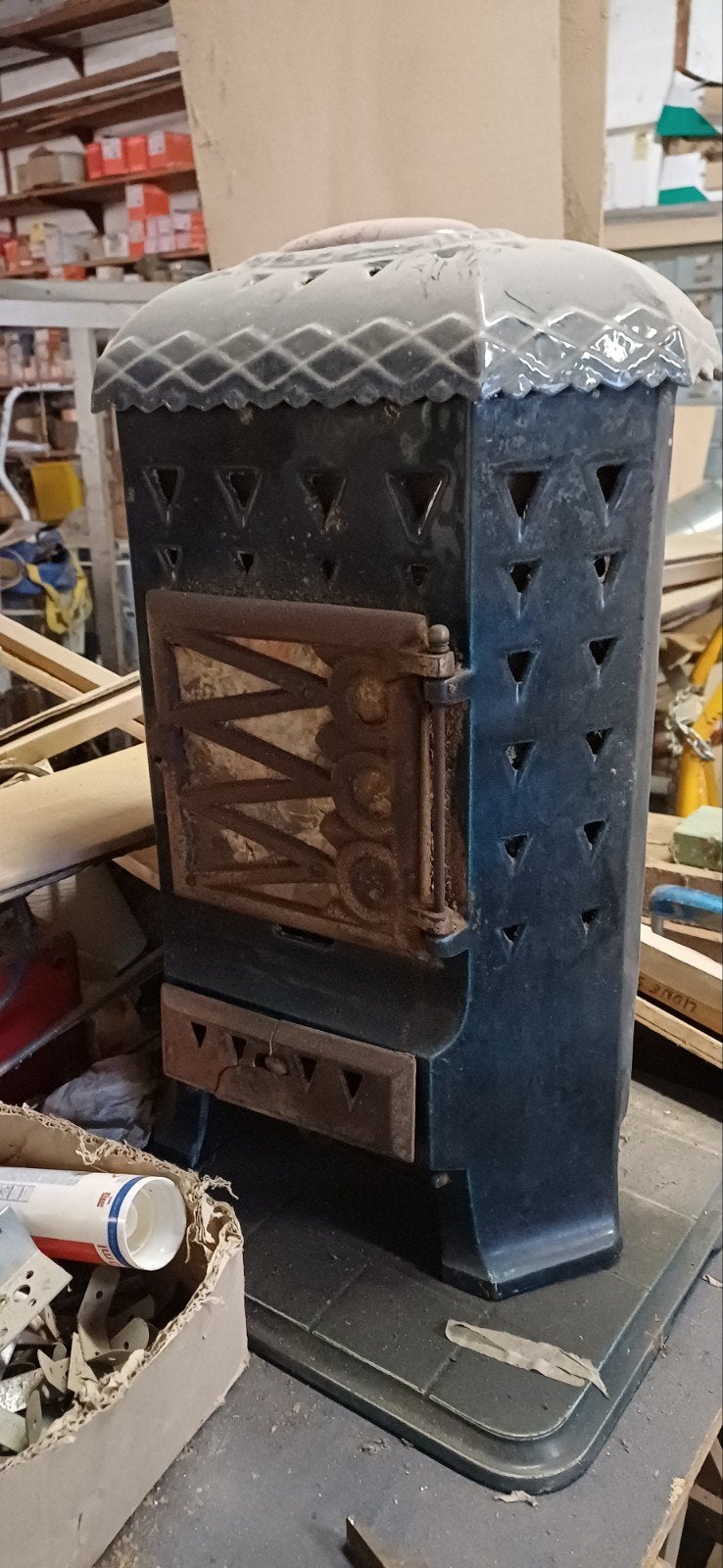 vintage kachel, Ophalen
