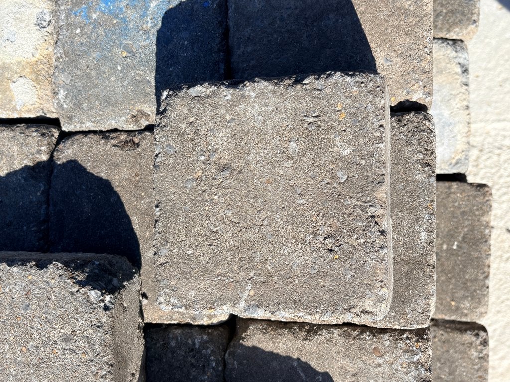 1 800 klinkers béton gris 15x15x6 cm –  40 m² – Occasion, Béton, Enlèvement, Utilisé, Autres types