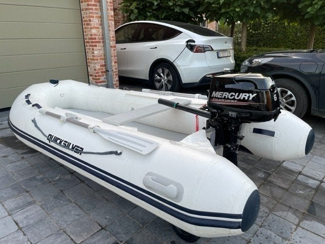Moteur 4 temps Zodiac Quicksilver 320 Air & Mercury de 6 ch, Airdeck, 6 ch, Enlèvement, Utilisé