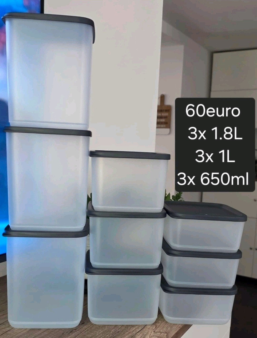 Set Tupperware Cubix, Maison & Meubles, Cuisine| Tupperware, Enlèvement ou Envoi, Neuf