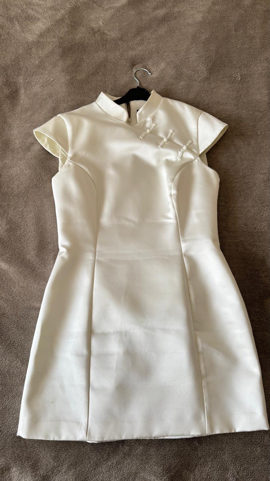 Dames jurk, Kleding | Dames, Ophalen, Zo goed als nieuw, Maat 42/44 (L), Wit