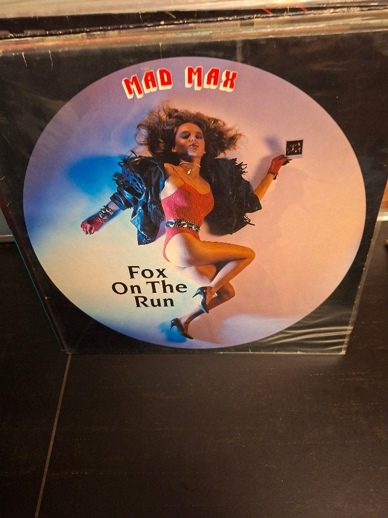 12" - mad max - fox on the run - bak 6, Gebruikt, Hardrock, 12 inch, Overige typen