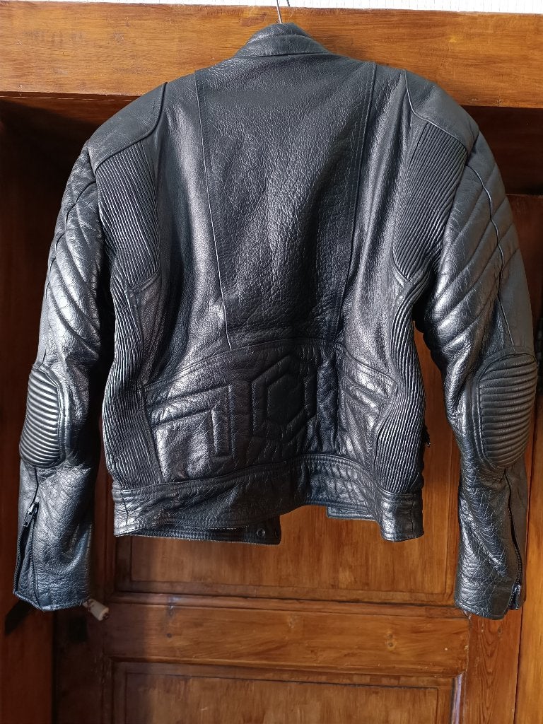 blouson de motard vintage cuir T.54, Motos, MASTER S LEATHER, Seconde main, Vêtements de motocross, Enlèvement ou Envoi
