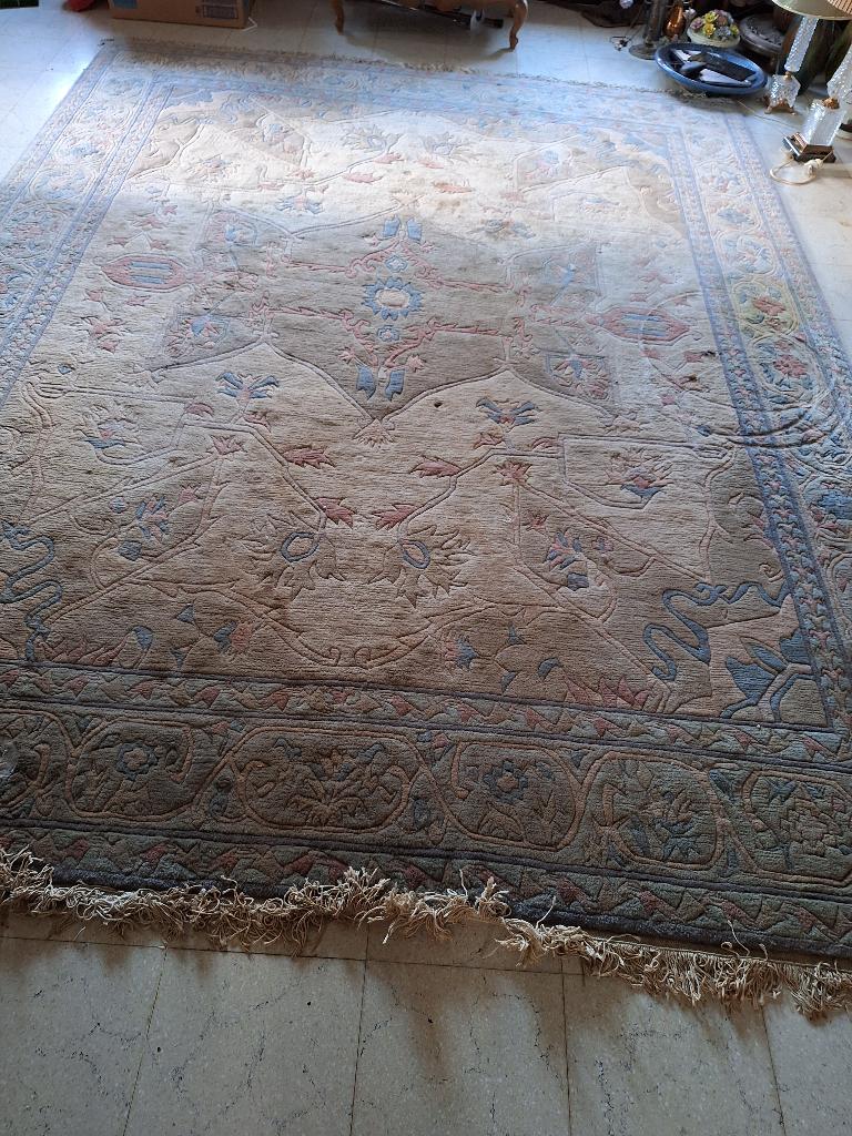 Wollen tapijt met certicaat van oorsprong Nepal, 200 cm ou plus, 200 cm ou plus, Comme neuf, Enlèvement