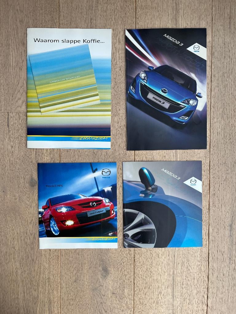 BROCHURES MAZDA 3 - MAZDA 3 MPS, Livres, Autos | Brochures & Magazines, Enlèvement ou Envoi, Utilisé, Mazda
