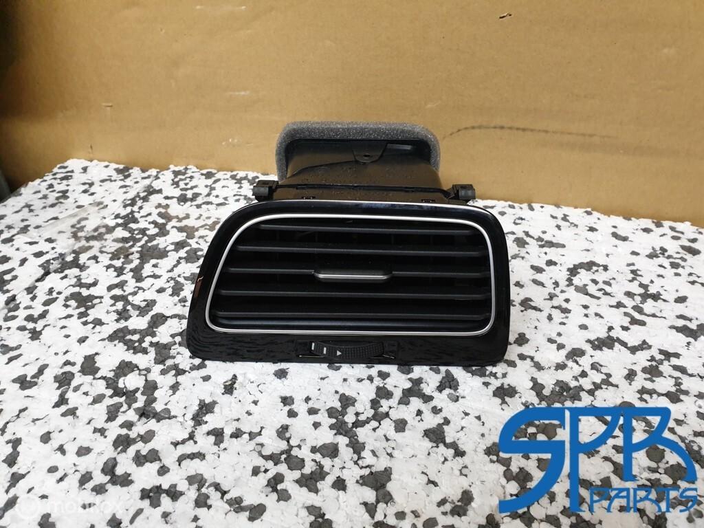 GOLF 7 RECHTS LUCHTROOSTER HOOGGLANS ZWART LIJST Sierlijst, Volkswagen, Nieuw, Ophalen of Verzenden, Volkswagen