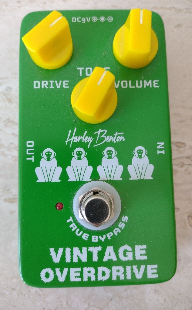 Harley Benton Vintage Overdrive gitaar pedaal, Muziek en Instrumenten, Ophalen of Verzenden, Zo goed als nieuw, Distortion, Overdrive of Fuzz