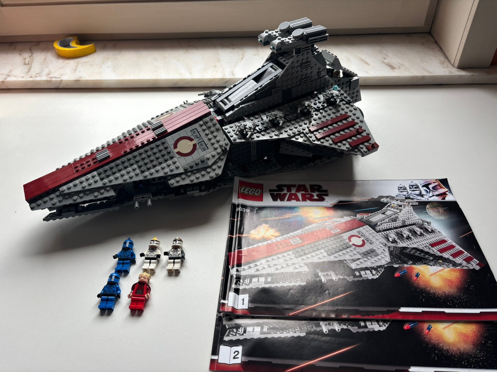 8039 LEGO Star Wars The Clone Wars Venator-Class Republic AC, Verzamelen, Star Wars, Ophalen of Verzenden, Zo goed als nieuw