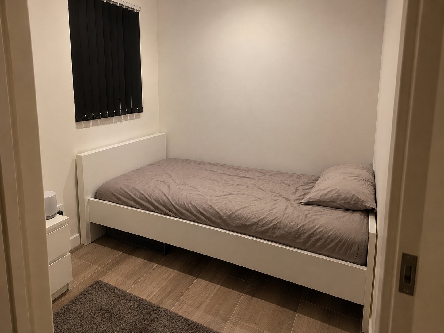 Ikea bed Malm 90cm met matras, Huis en Inrichting, Ophalen