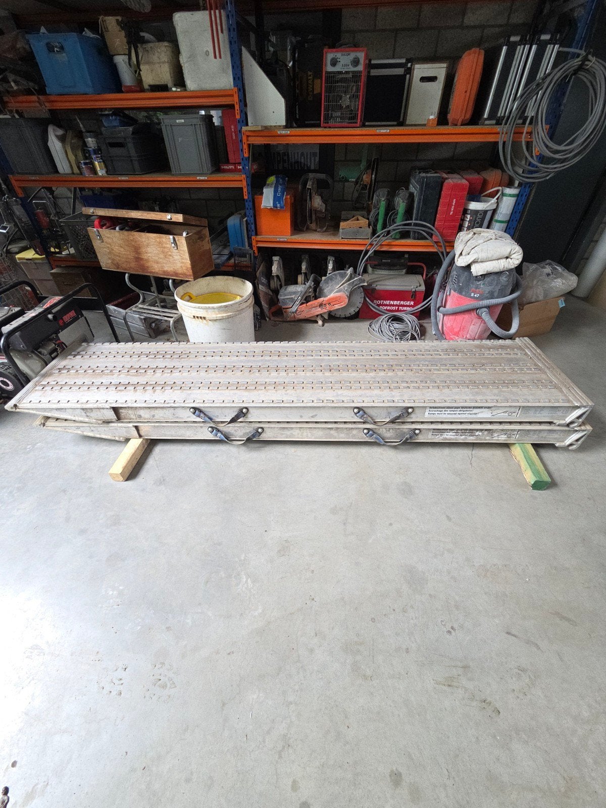 Rampes en aluminium, rampes, Enlèvement