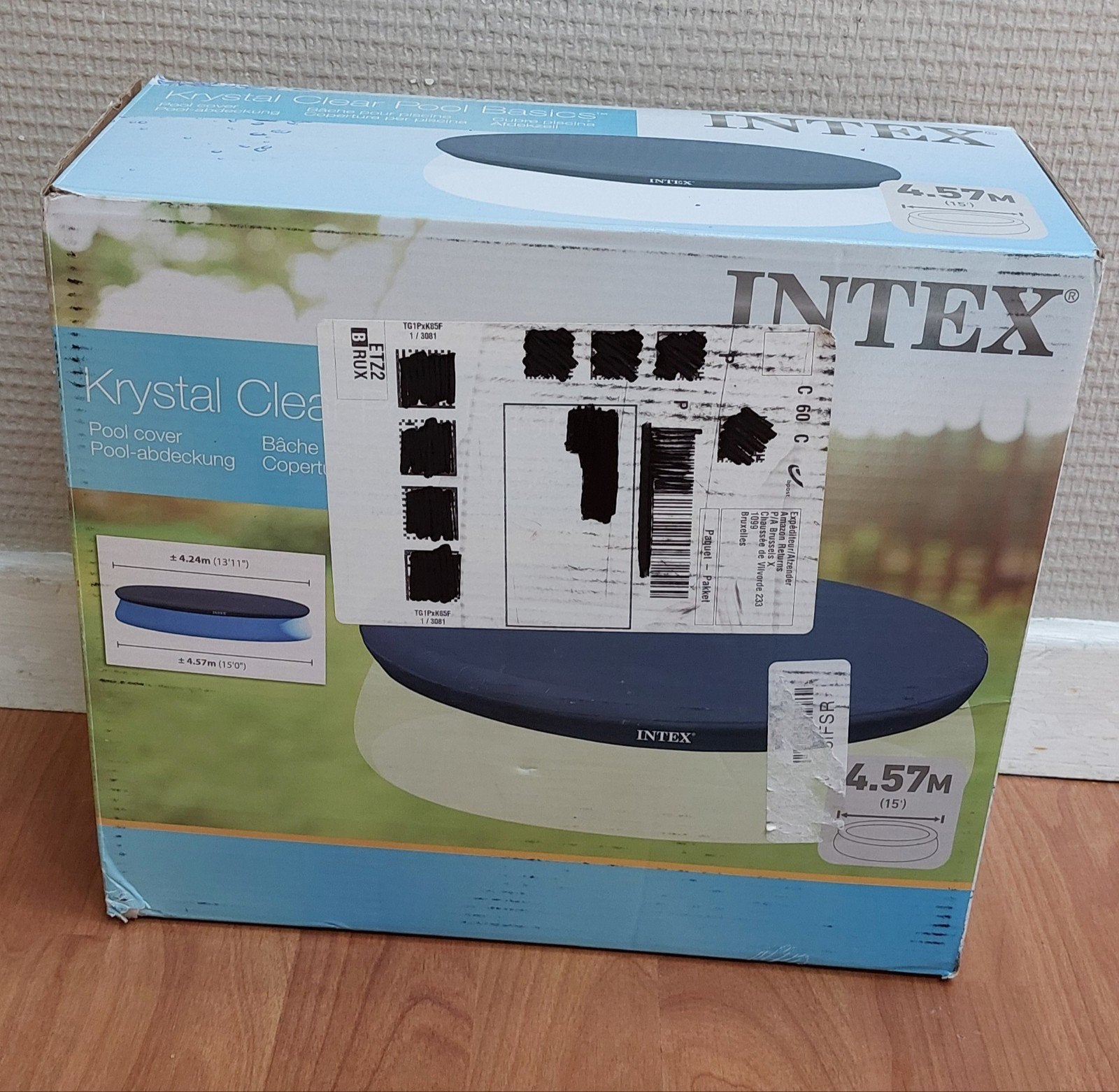 Bache Intex 4m57 piscine autoportante, Enlèvement ou Envoi, Neuf, Couverture de piscine
