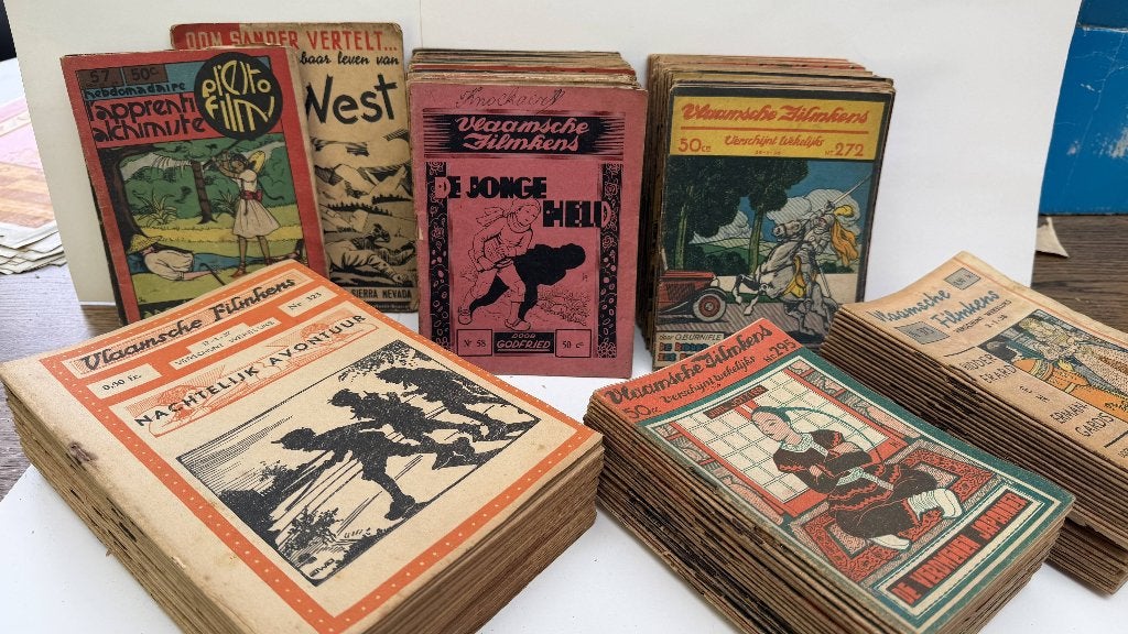 130 oude Vlaamsche Filmkens / Vlaamse Filmpjes (1931-1938), Antiek en Kunst, Ophalen of Verzenden