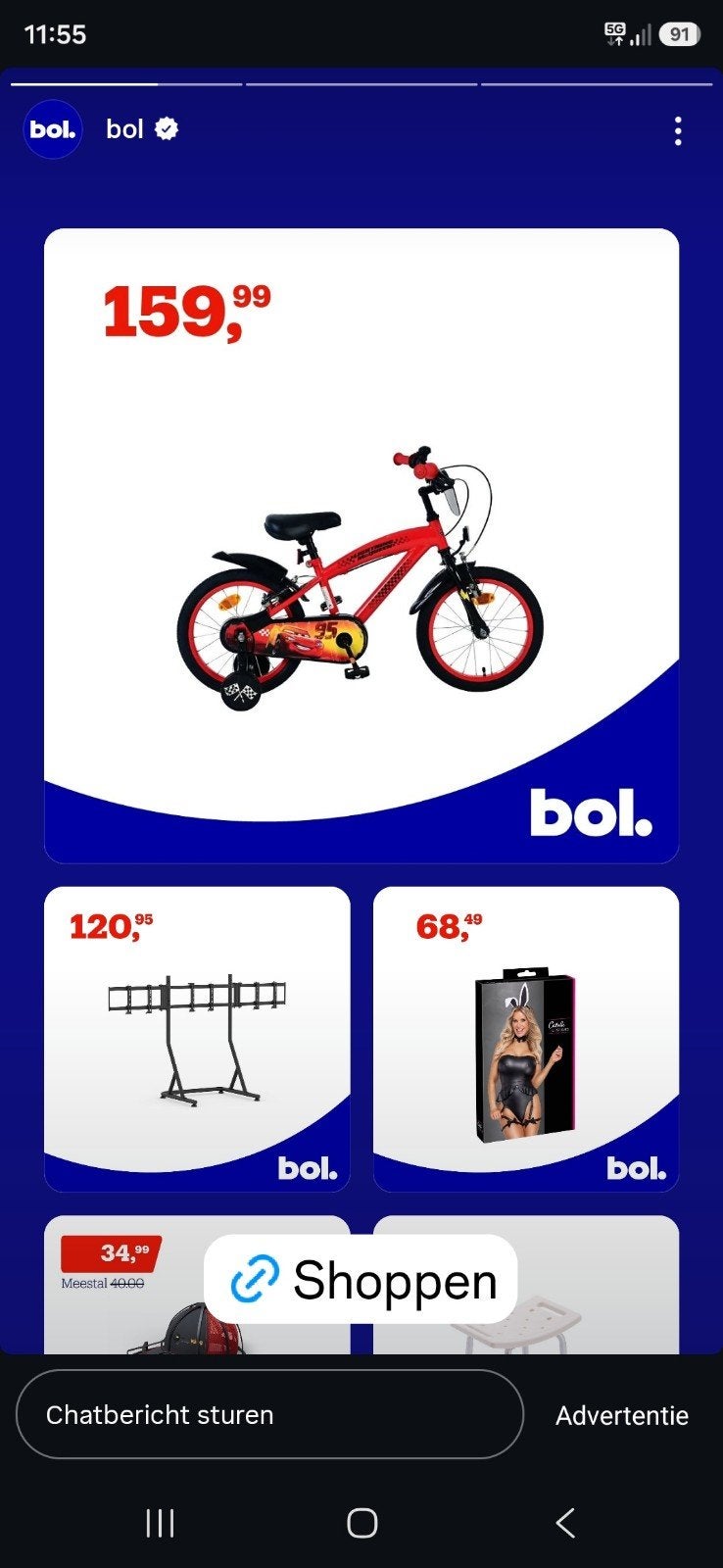 Cars fiets, Fietsen en Brommers, Ophalen