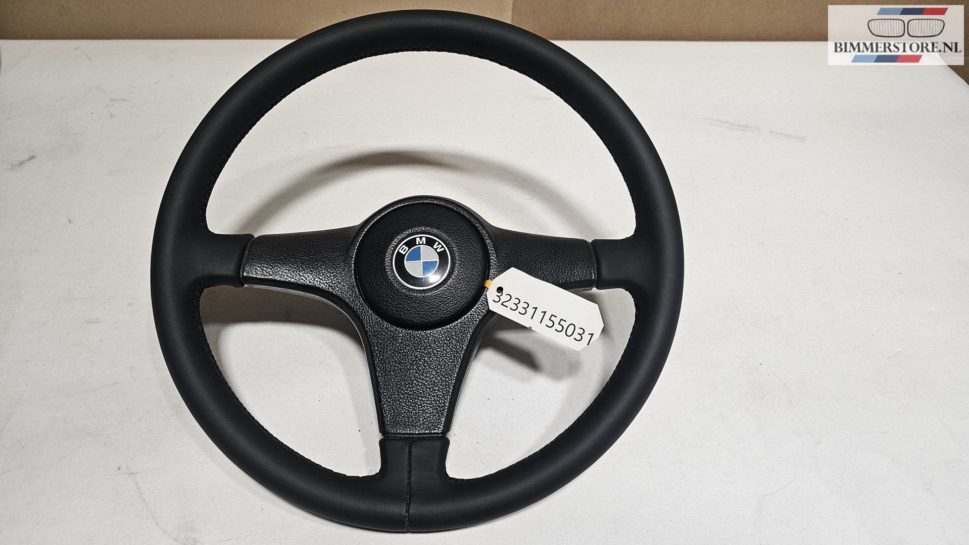 Volant sport M Tech en cuir, 380 mm, BMW Série 3 E30 3233115, -, Origine de la pièce connue, Utilisé, -