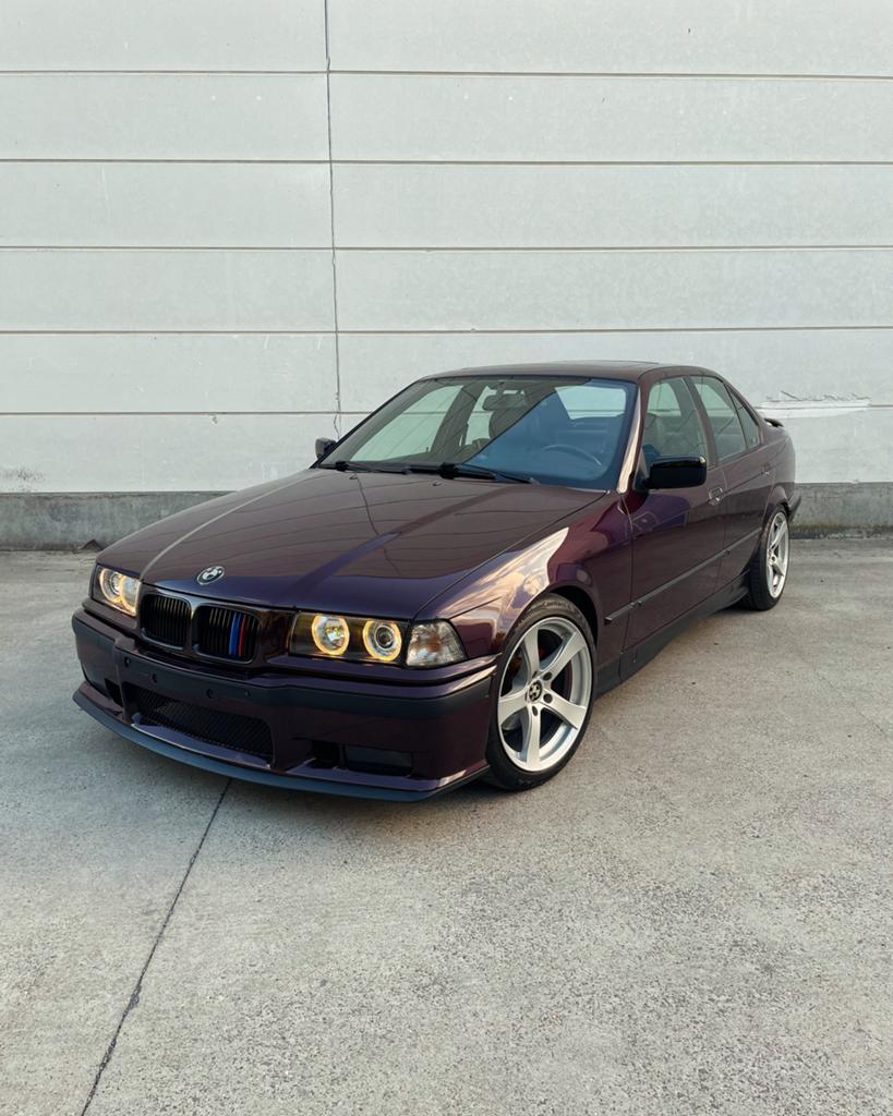 BMW e36 316i in top staat, Auto's, 4 deurs, Achterwielaandrijving, Zwart, 4 cilinders