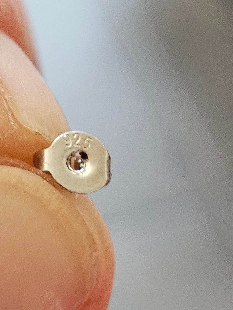 Nieuwe zilver 925 diamantjes oorbellen dames, Ophalen