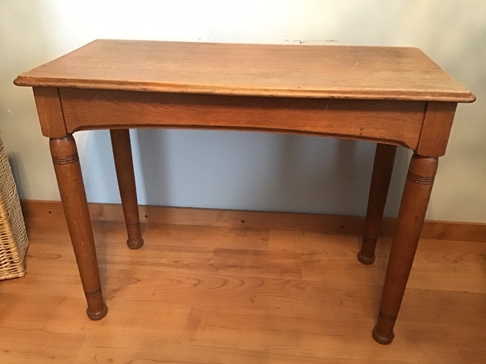 Oude cafetafel, Ophalen
