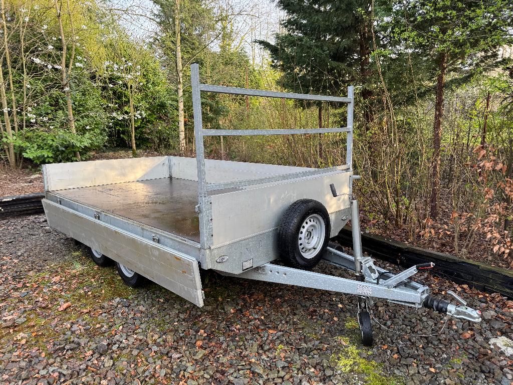 Aanhangwagen dubbelas 2700kg – BW Trailers – zeer stevig, Auto diversen, Aanhangers en Bagagewagens, Gebruikt, Ophalen