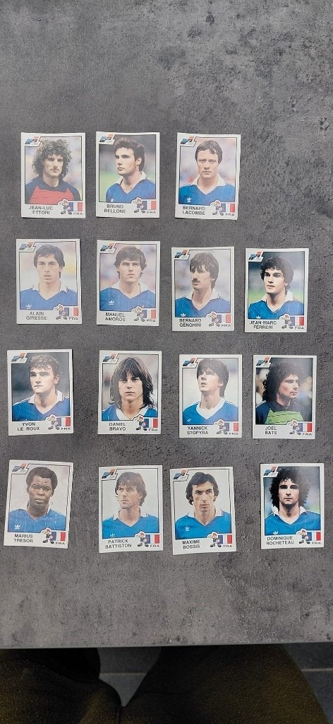 PANINI EURO 84, Ophalen, Nieuw, Spelerskaart