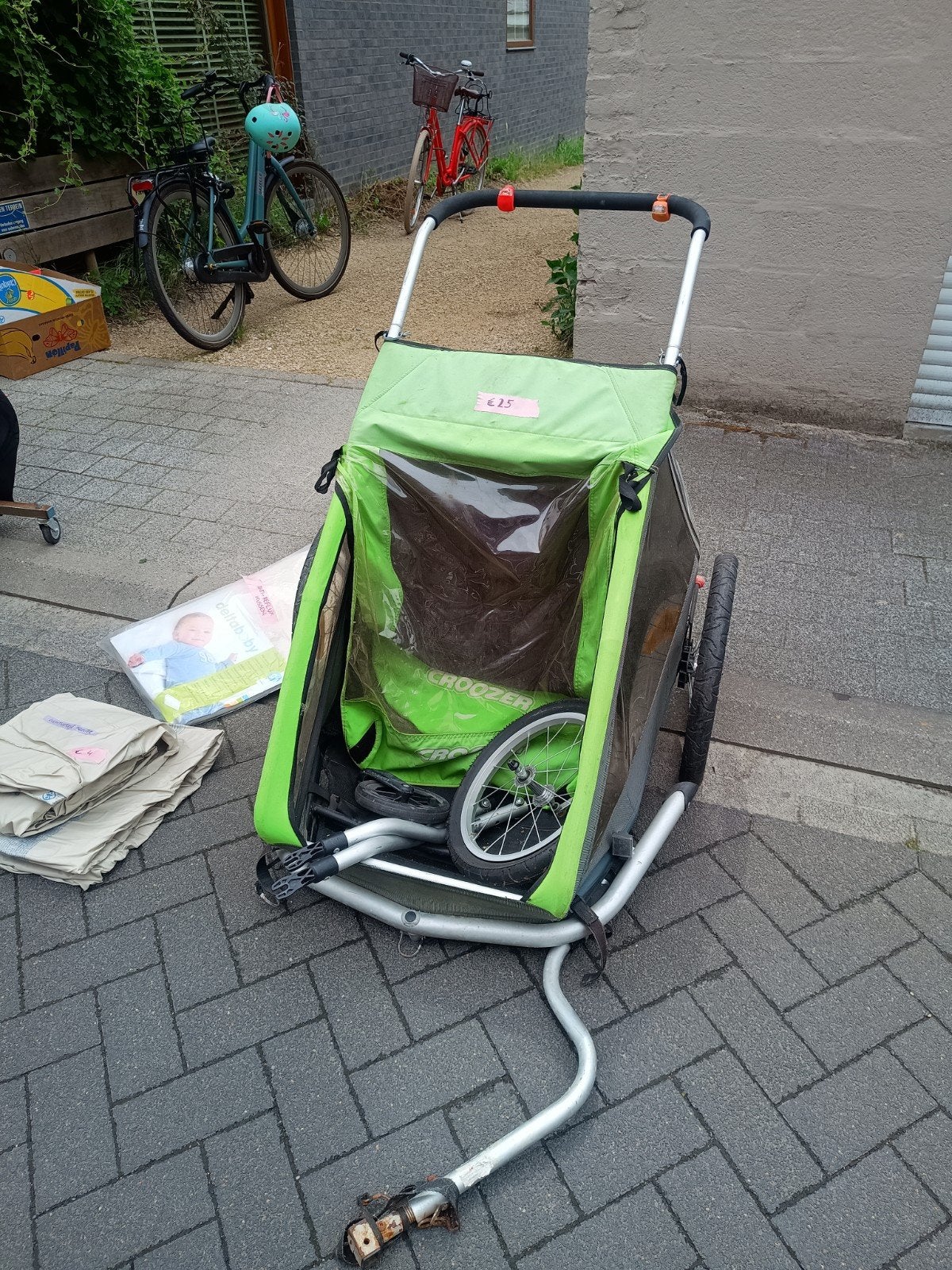 Fietskar croozer 2 persoons, Fietsen en Brommers, Ophalen