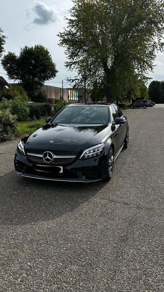 Mercedes Benz c200 AMG uitvoering, Auto's, Mercedes-Benz, Automaat, 4 deurs, Zwart, Leder