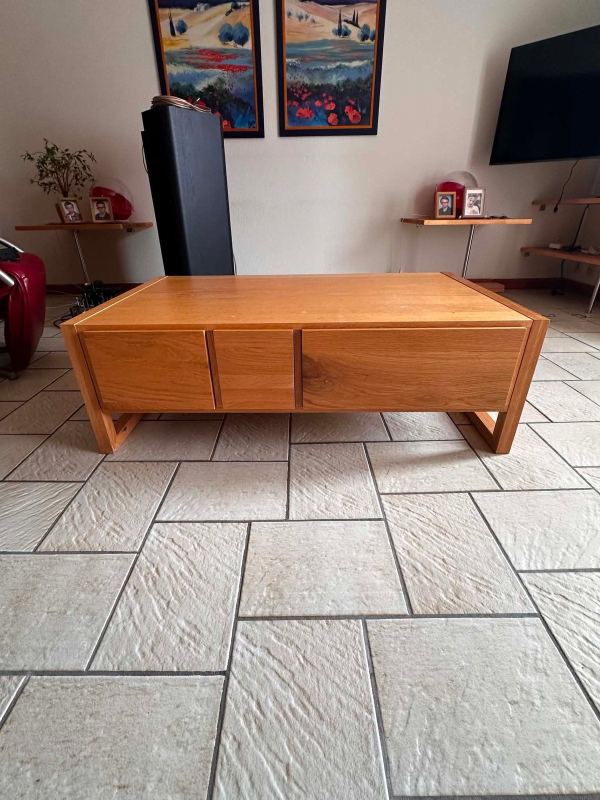 table de salon, Maison & Meubles, Enlèvement, Comme neuf, Chêne
