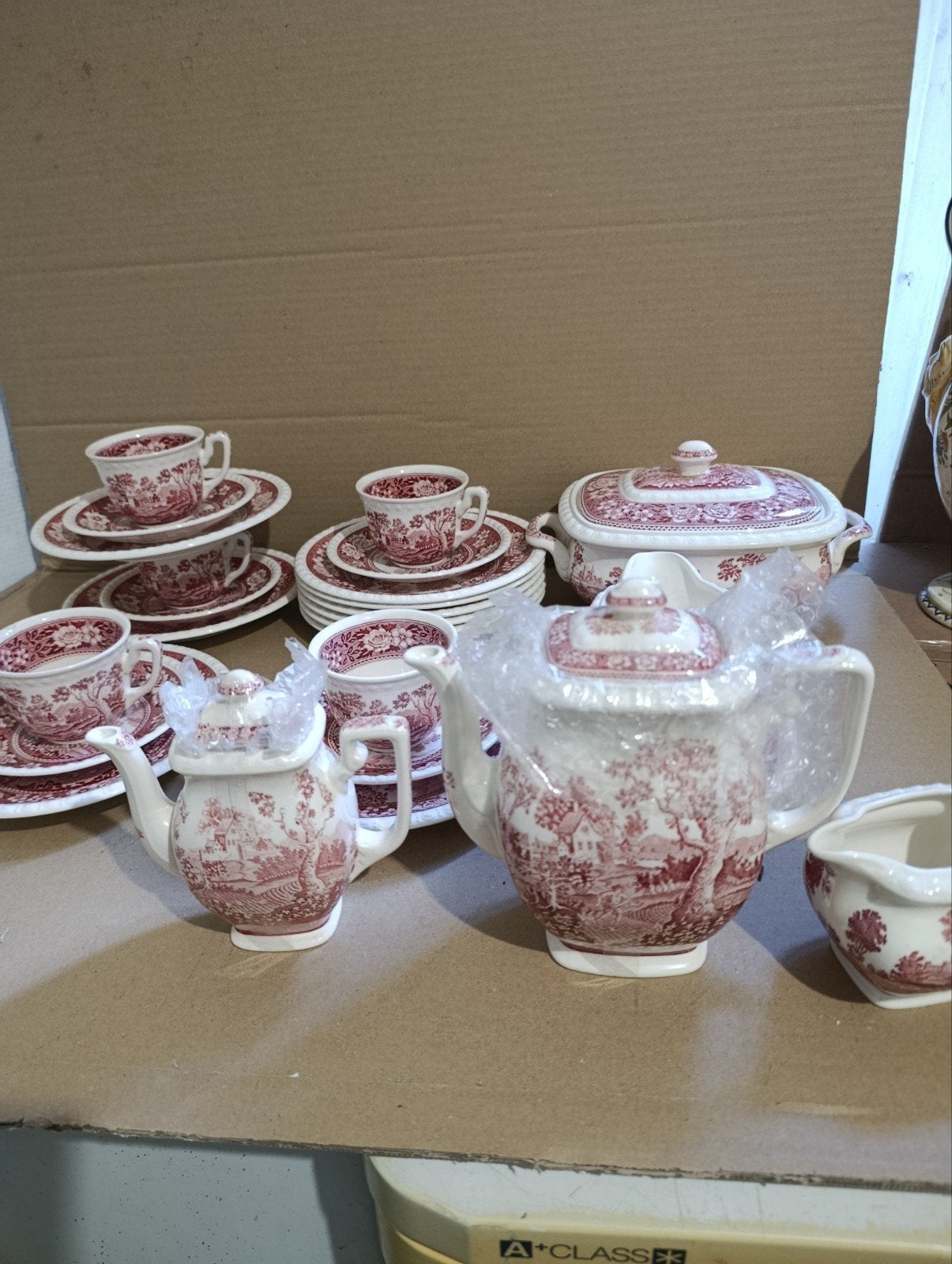 Service à thé café Villeroy Boch Rusticana rouge
