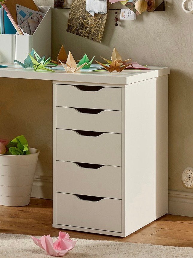IKEA ALEX ladekast wit – 5 lades – Zeer goede staat, Ophalen, Zo goed als nieuw