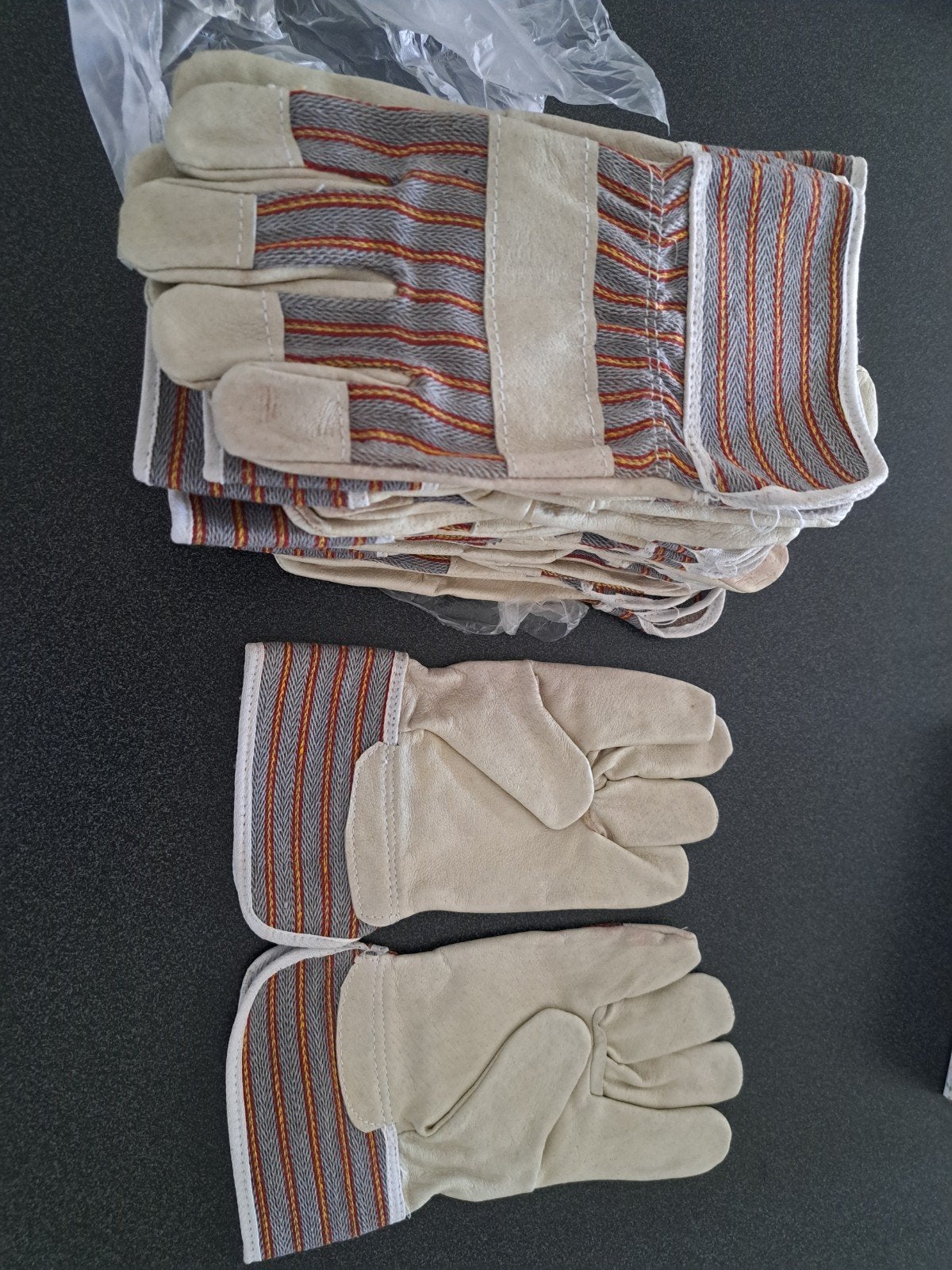 Lederen werkhandschoenen, Ophalen, Nieuw