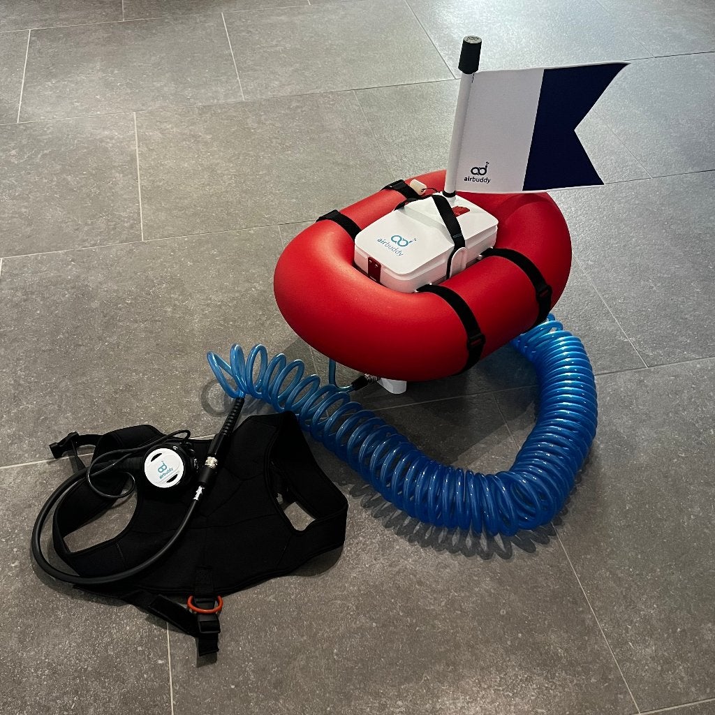 AIRBUDDY – SYSTÈME DE PLONGÉE SANS BOUTEILLE – LOT COMPLET, Enlèvement ou Envoi, Comme neuf, Autres types