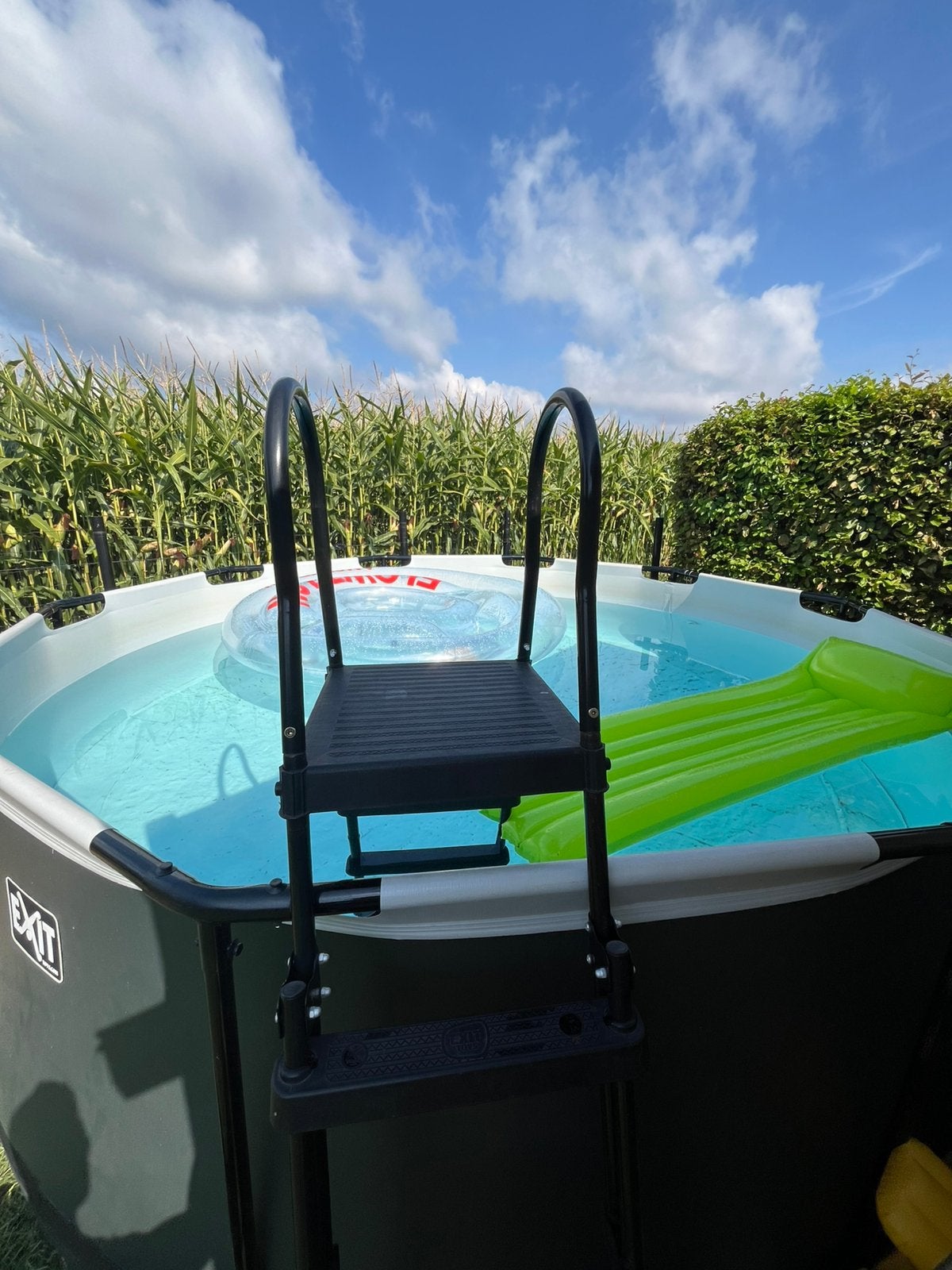 Exit zwembad 3m60 met warmtepomp en overkapping, Tuin en Terras, Zwembaden, Ophalen of Verzenden, Zo goed als nieuw