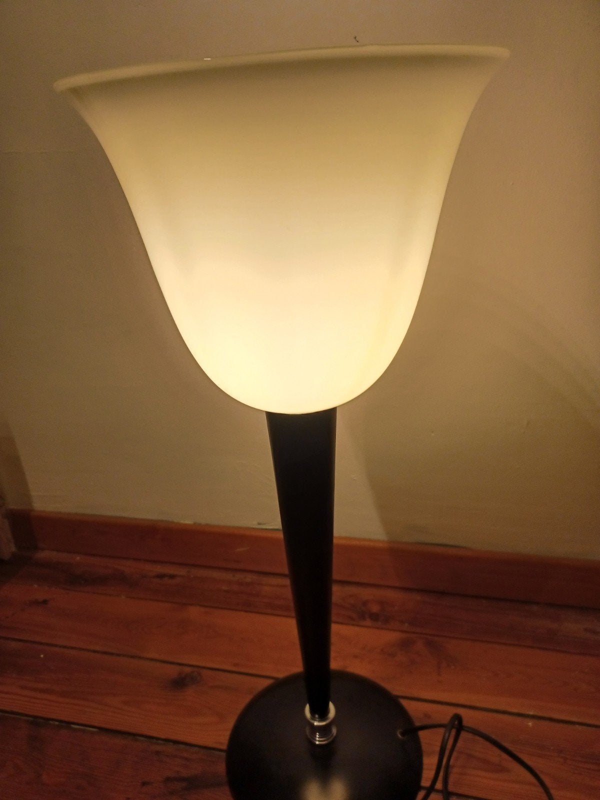 Grande lampe Mazda en très bon état, Maison & Meubles, Enlèvement, Verre