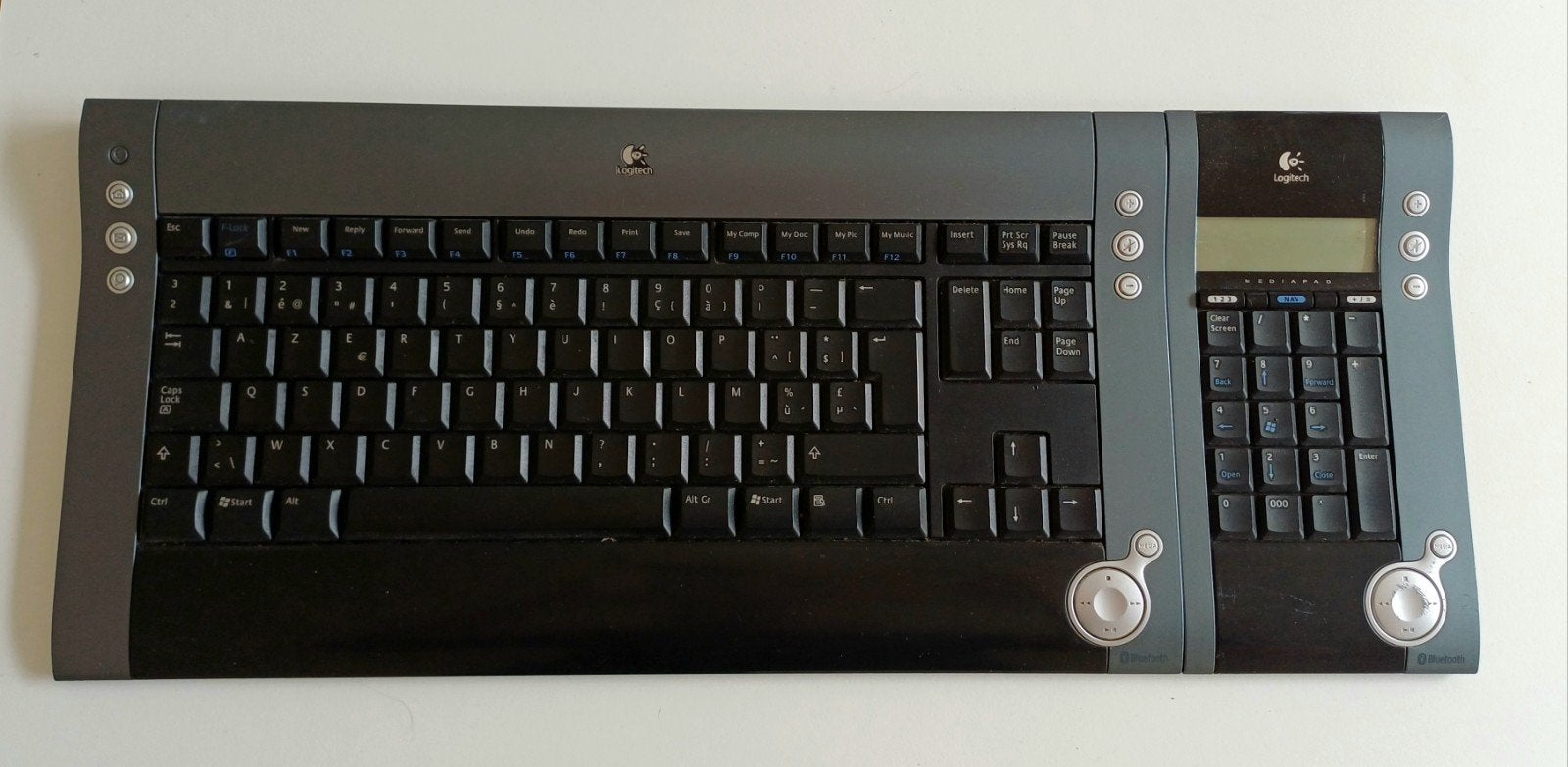 Clavier et MediaPad Logitech DiNovo, Logitech G, Azerty, Enlèvement, Utilisé