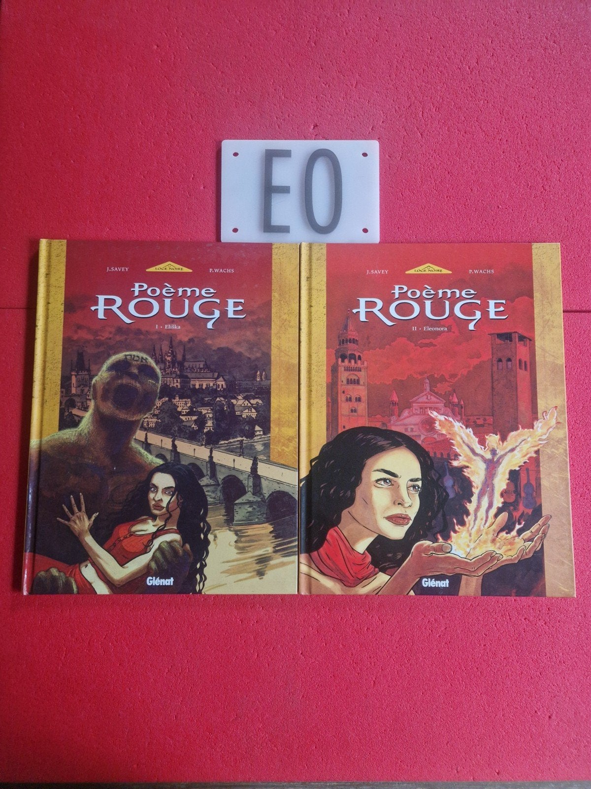 lot de 2 bd poème rouge 1 et 2,EO, Enlèvement ou Envoi
