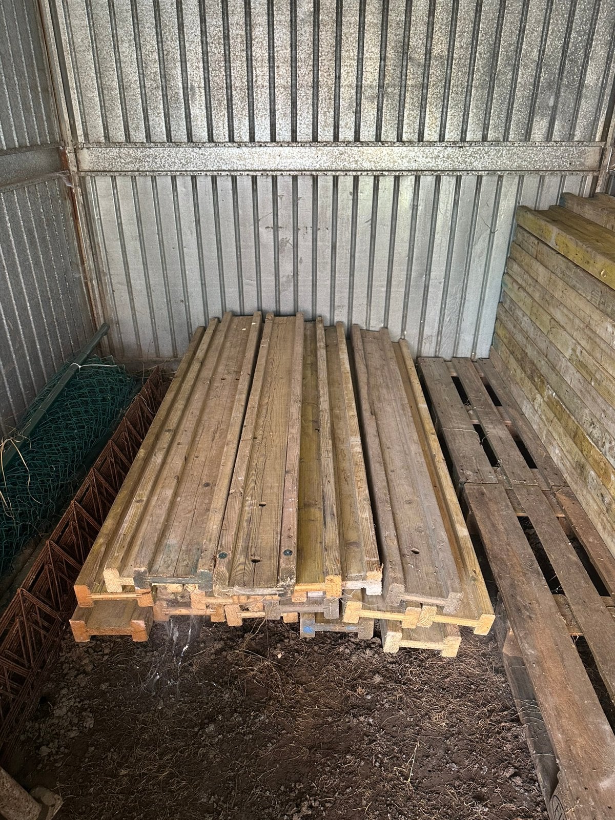 Doka balken, Doe-het-zelf en Bouw, Ophalen, Gebruikt, 50 mm of meer, Balk