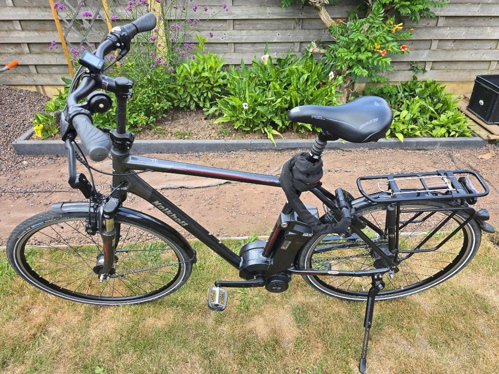 Kalkhoff herenfiets, Fietsen en Brommers, Elektrische fietsen, Ophalen, Zo goed als nieuw, 50 km per accu of meer