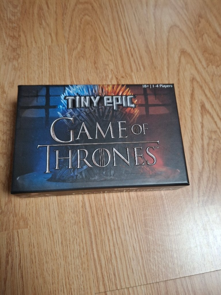 Tiny Epic Game of Thrones, Een of twee spelers, Ophalen, Nieuw