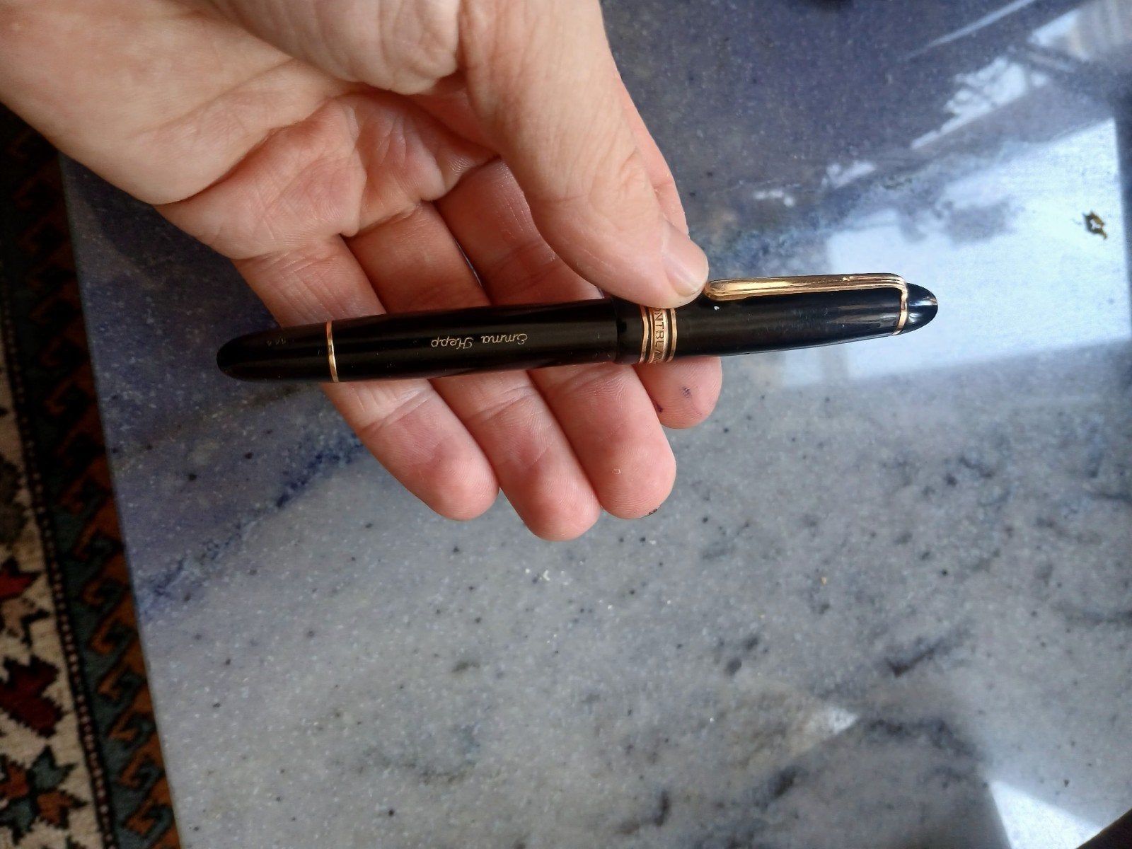 Celluloïd Montblanc 144, Collections, Enlèvement ou Envoi, Stylo