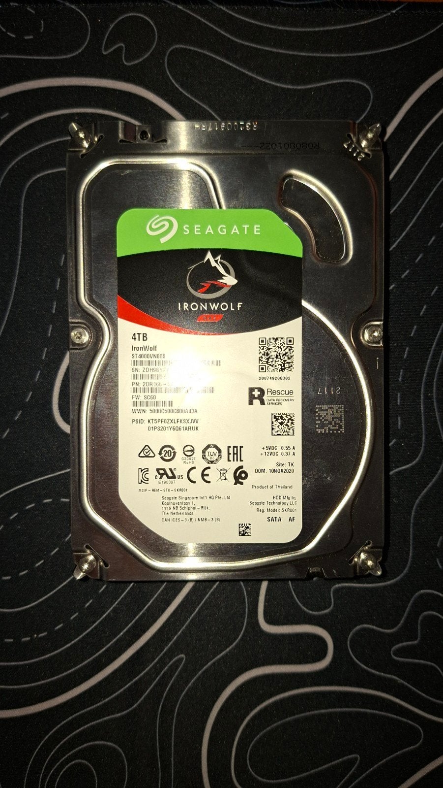 Disque Dur 4 TO Seagate (NAS), Computers en Software, Harde schijven, Ophalen, NAS