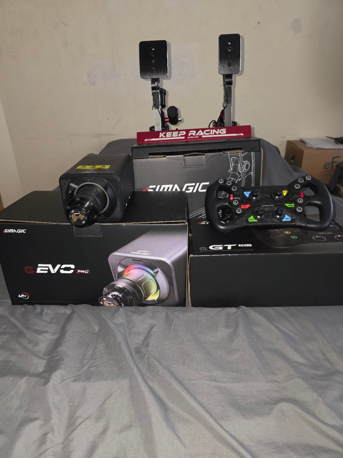 Set simracing simagic complet, Informatique & Logiciels, Ordinateurs de bureau, Enlèvement