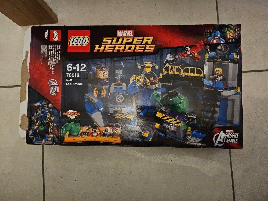Lego 76018 Avengers: Hulk Lab Smash, Kinderen en Baby's, Speelgoed | Duplo en Lego, Inclusief instructies, Marvel, Lego, Ophalen of Verzenden