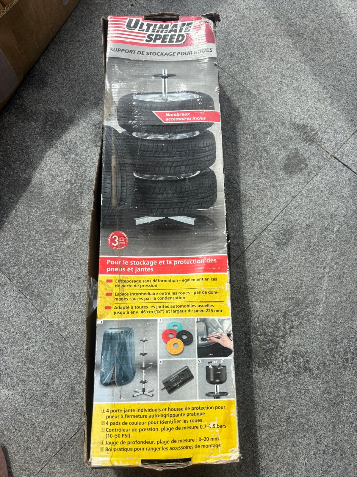 Support de stockage pour roues, Enlèvement ou Envoi, Comme neuf