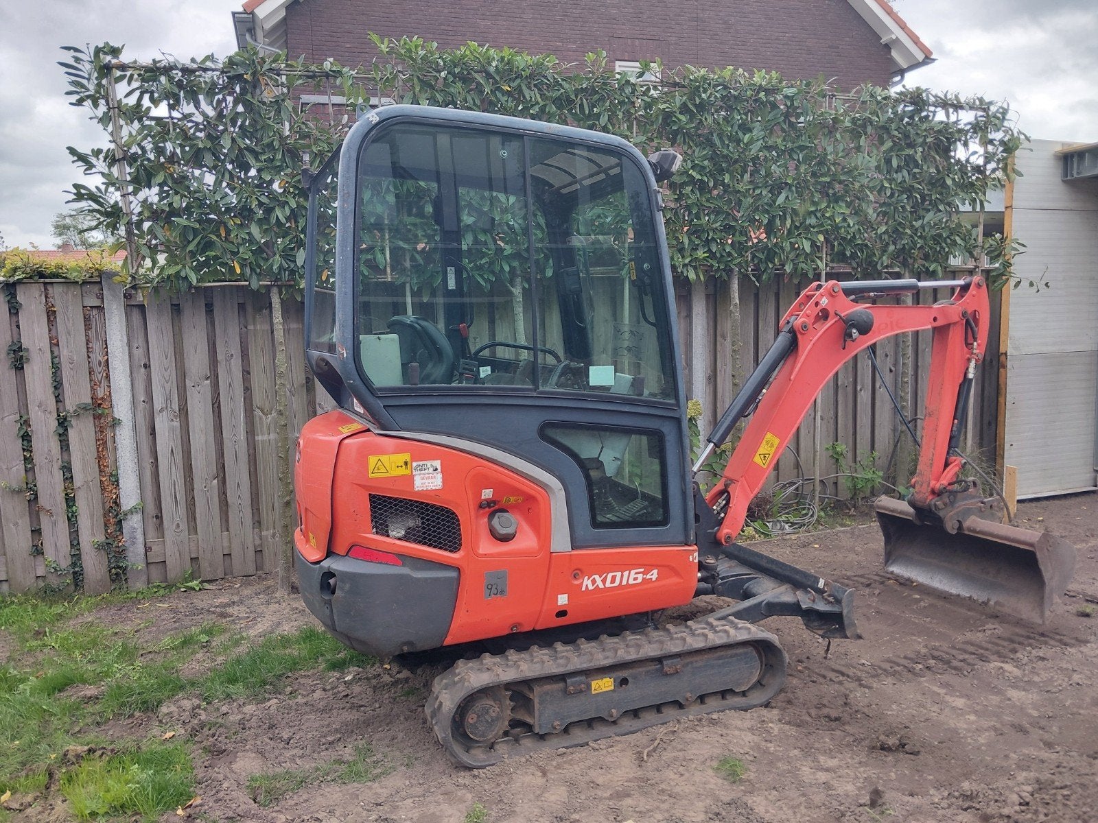 Minigraver Kubota KX016-4 / Minikraan / Graafmachine, Articles professionnels, Enlèvement