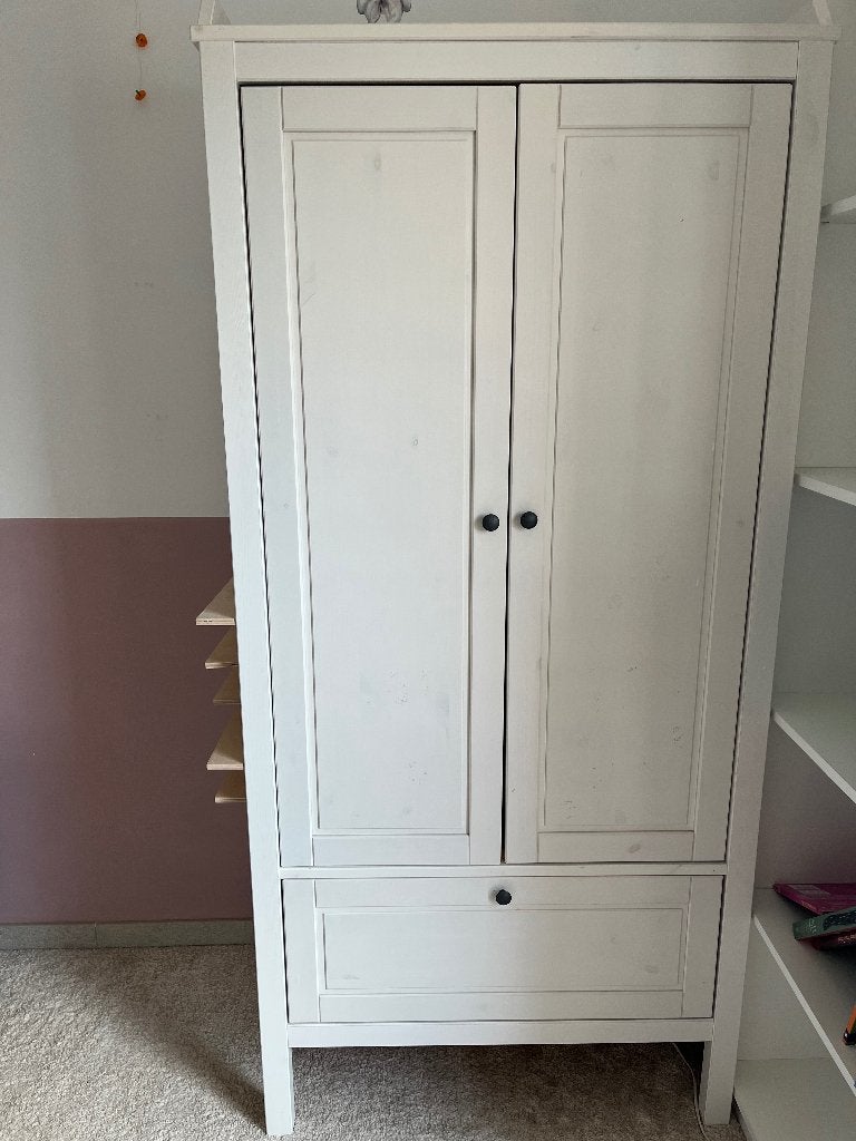 SUNDVIK kledingkast kinderkamer wit 80x50x171cm, 105 cm ou plus, Enlèvement, Utilisé, 50 à 70 cm