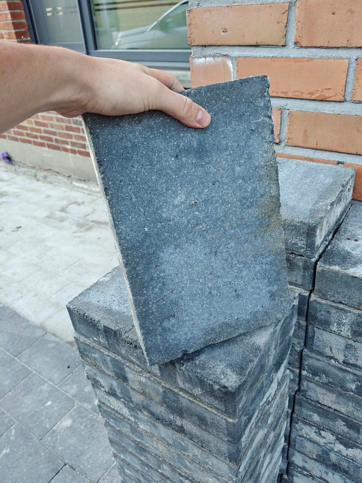 Betonklinkers 10m², Tuin en Terras, Ophalen, Klinkers